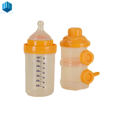 पीपी मल्टी शॉट इंजेक्शन मोल्डिंग फूड ग्रेड प्लास्टिक बेबी बोतल